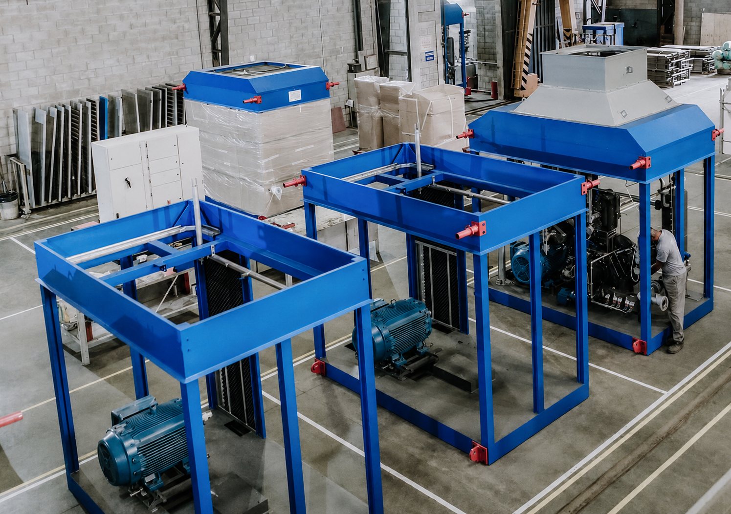Equipamentos da JCM Junqueira Compressores
